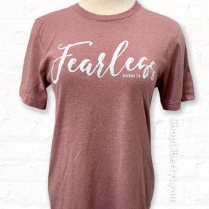 NWT- Fearless -scripture- Joshua 1:9 Heather Mauve